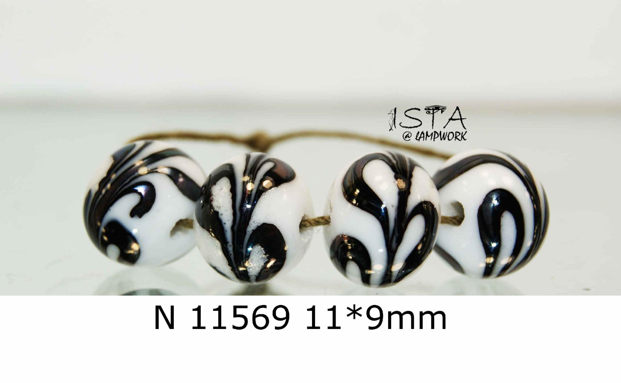 Набір скляних намистин № 11569 ISTA Lampwork