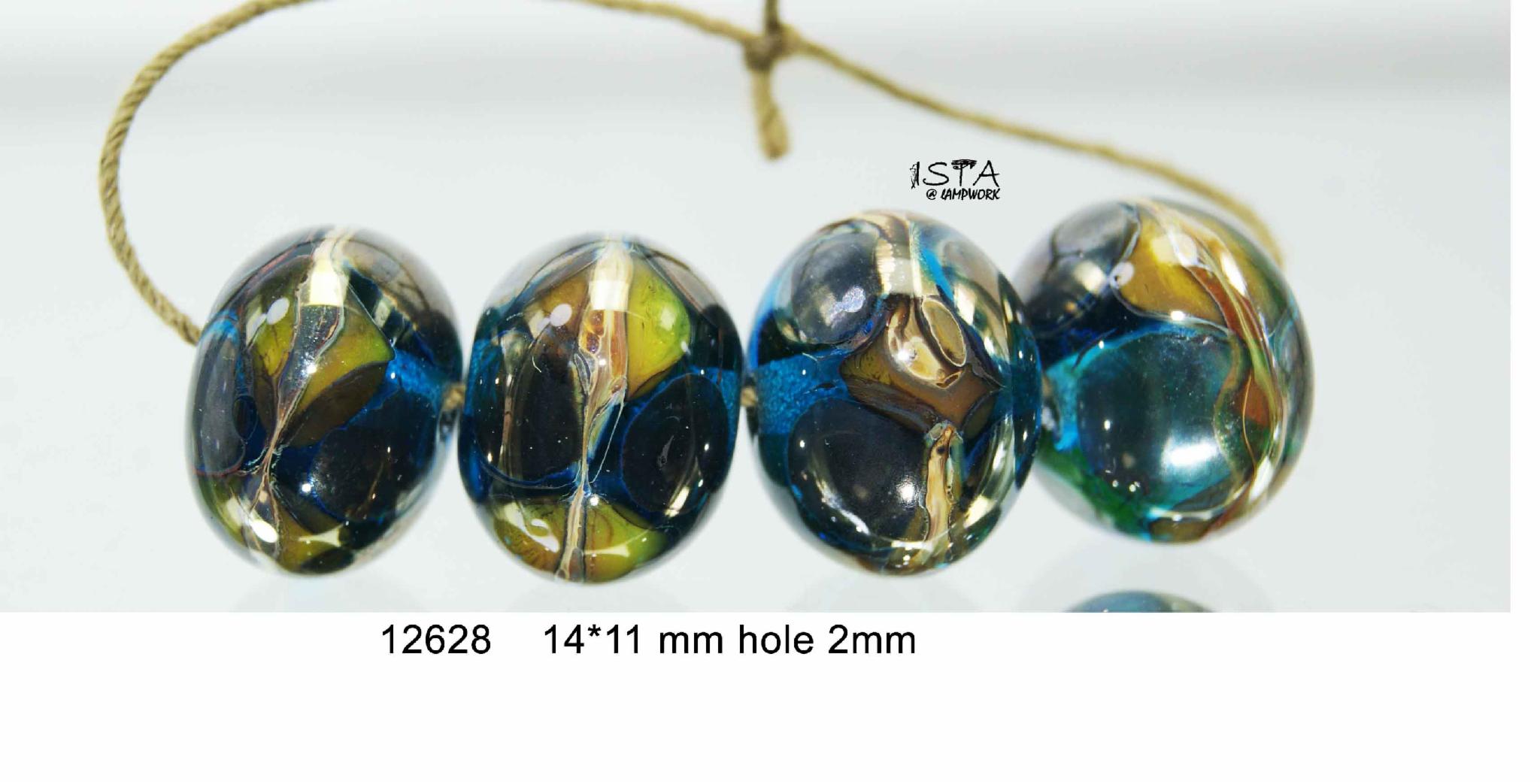 Набір скляних намистин № 12628 ISTA Lampwork