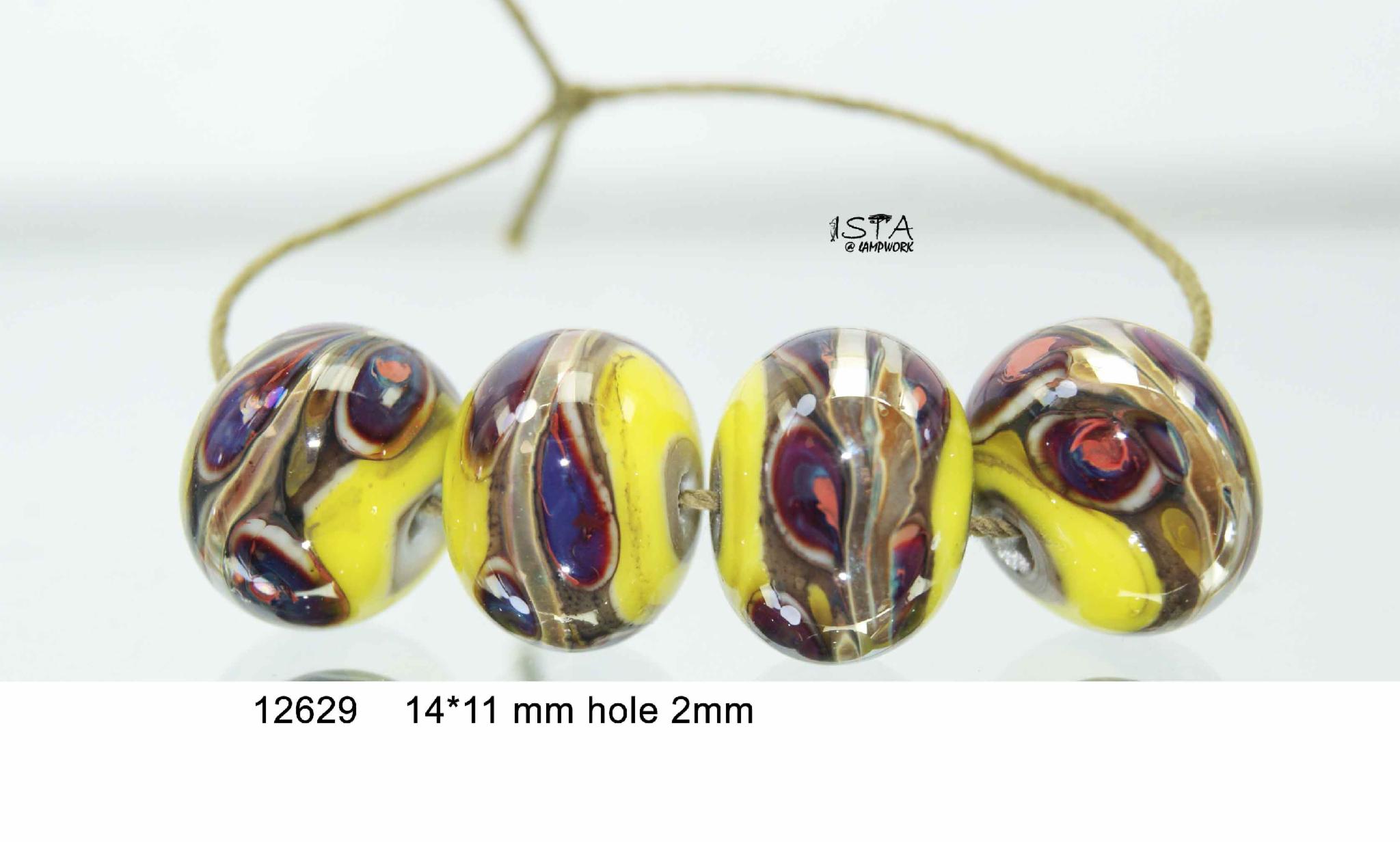 Набір скляних намистин № 12629 ISTA Lampwork