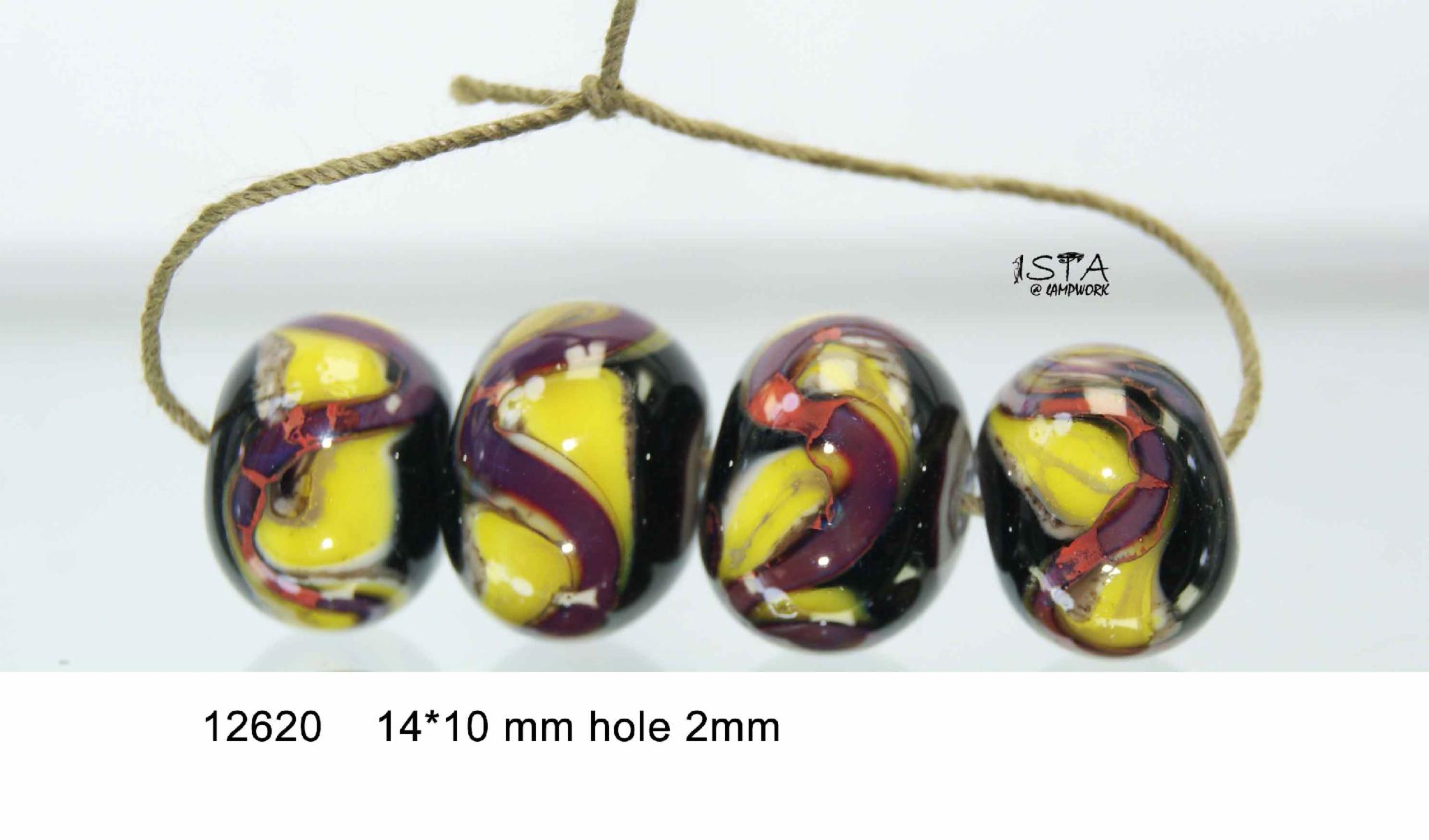 Набір скляних намистин № 12620 ISTA Lampwork