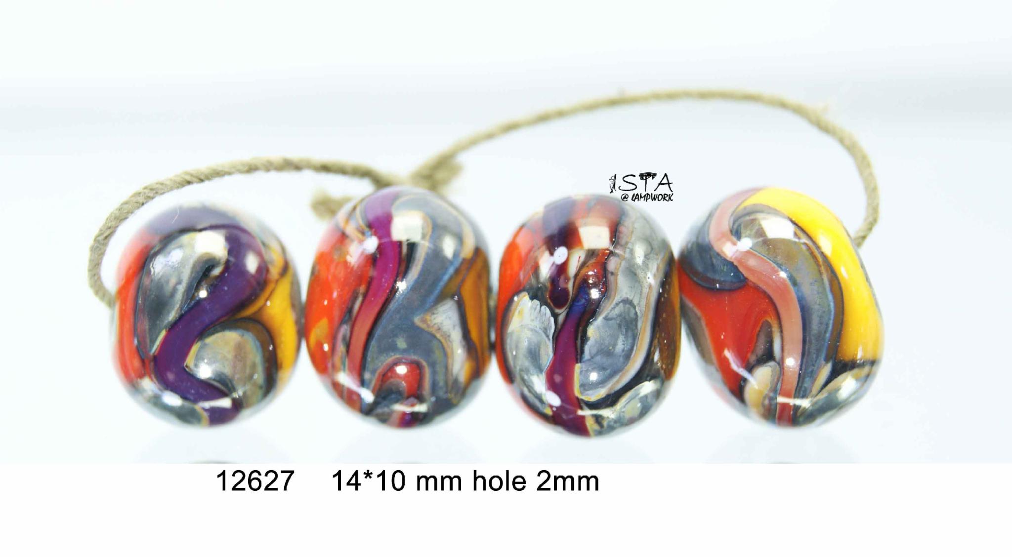 Набір скляних намистин № 12627 ISTA Lampwork