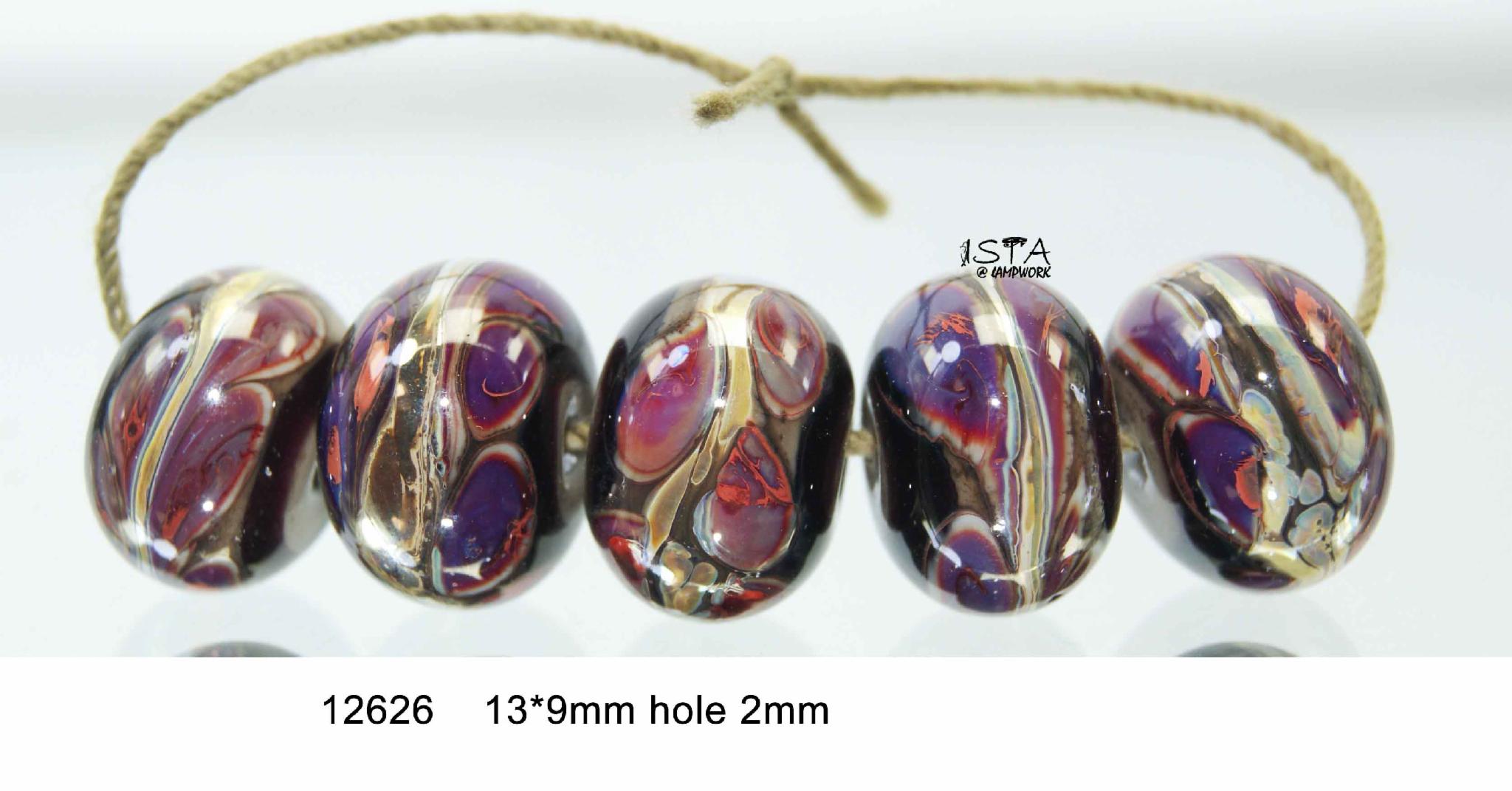 Набір скляних намистин № 12626 ISTA Lampwork