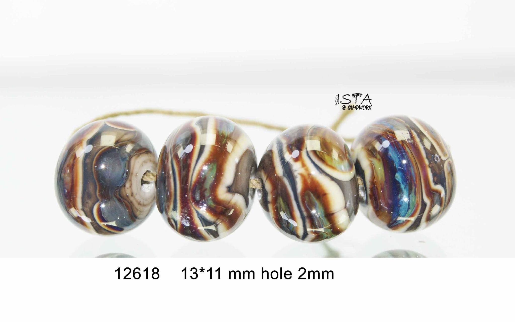 Набір скляних намистин № 12618 ISTA Lampwork