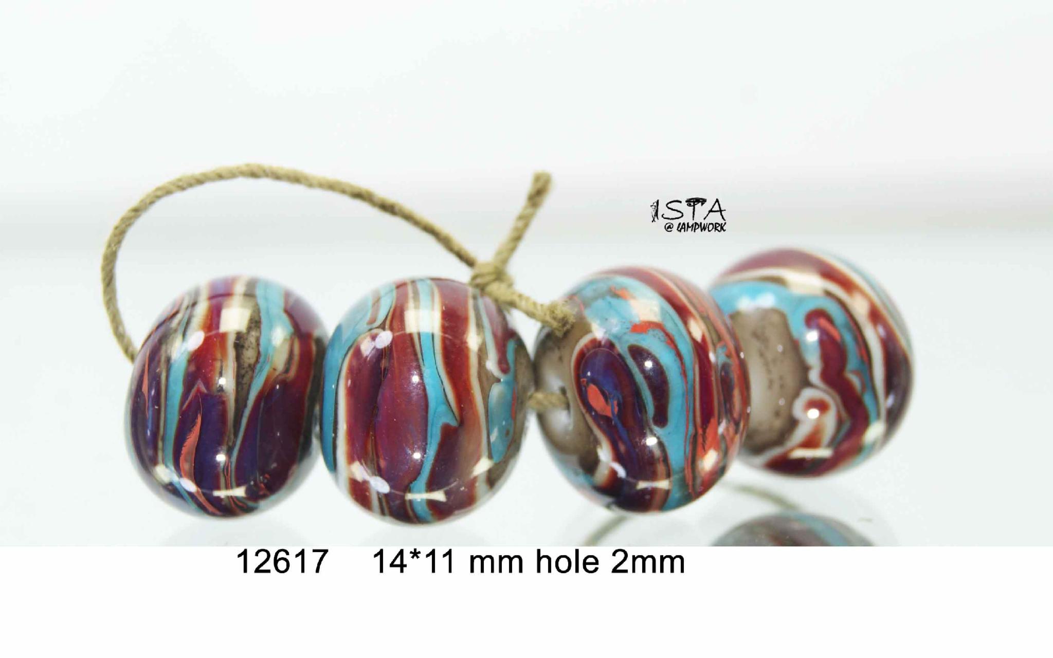 Набір скляних намистин № 12617 ISTA Lampwork