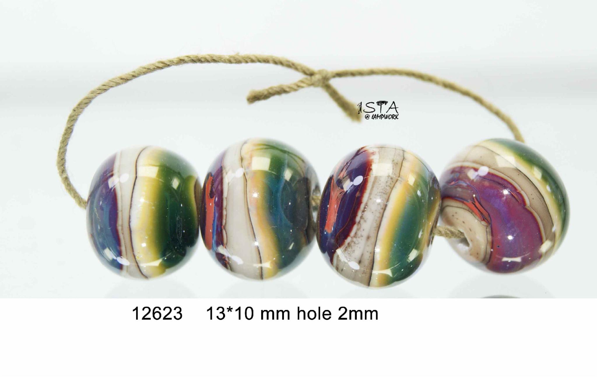 Набір скляних намистин № 12623 ISTA Lampwork