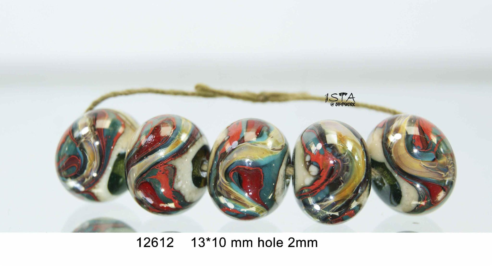 Набір скляних намистин № 12612 ISTA Lampwork