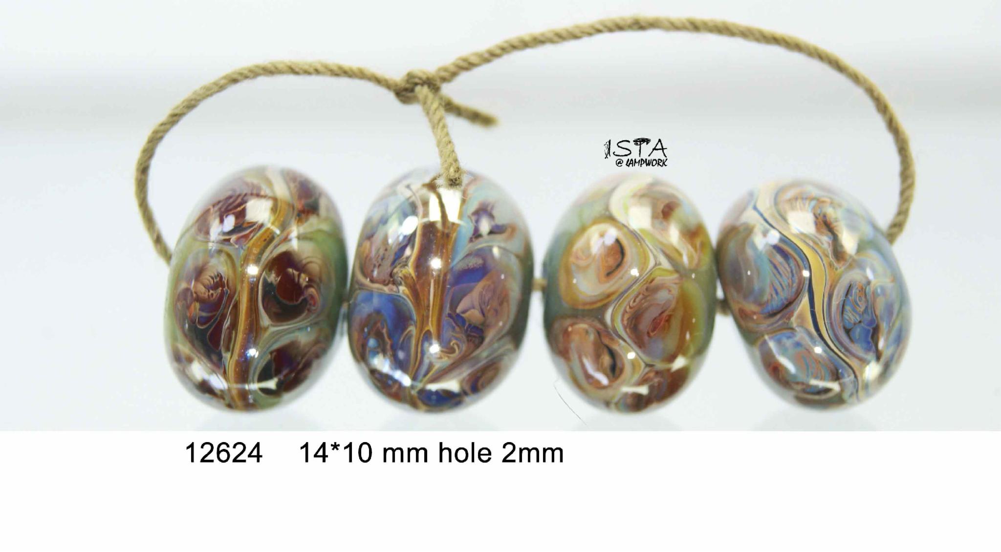 Набір скляних намистин № 12624 ISTA Lampwork