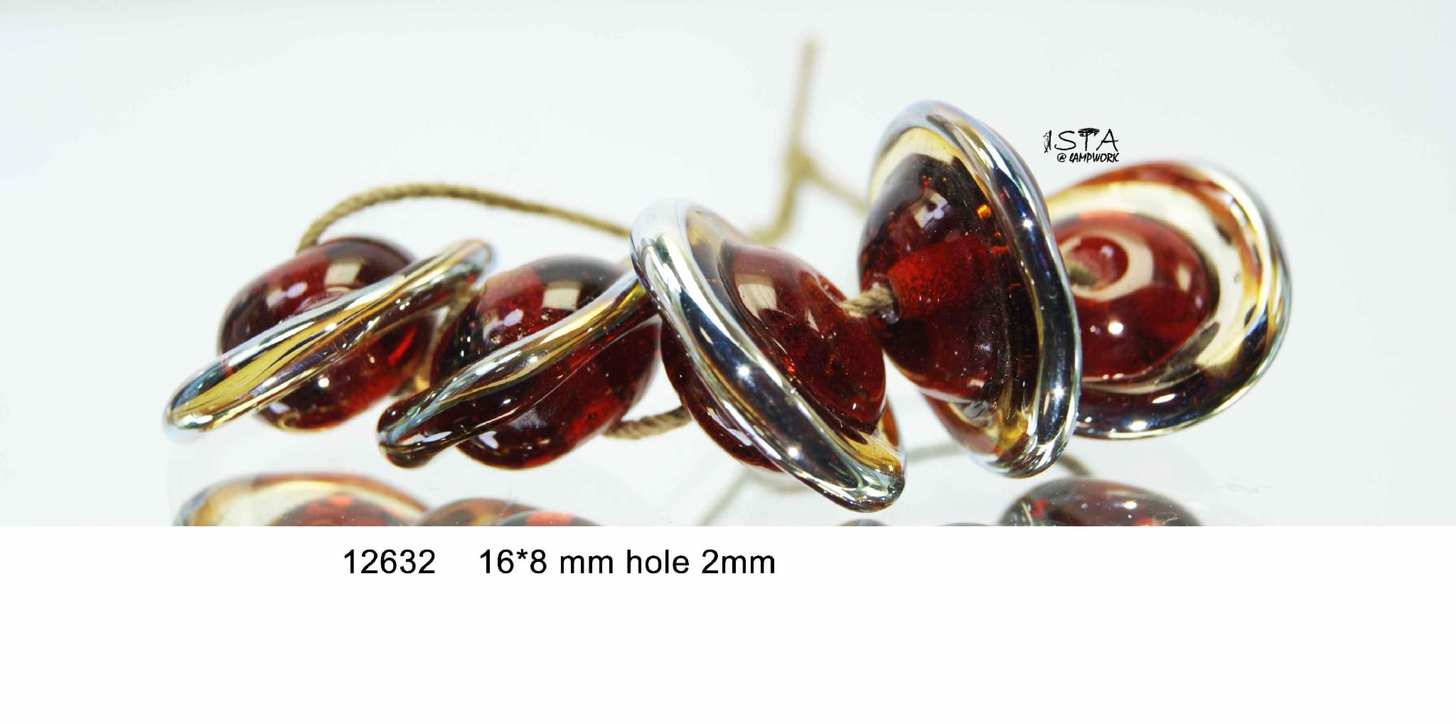 Набір скляних намистин № 12632 ISTA Lampwork