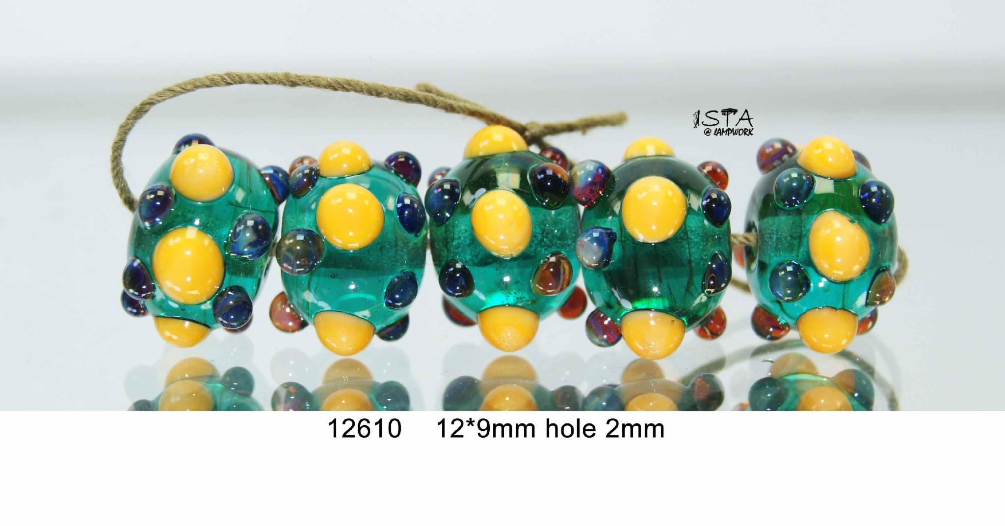 Набір скляних намистин № 12610 ISTA Lampwork