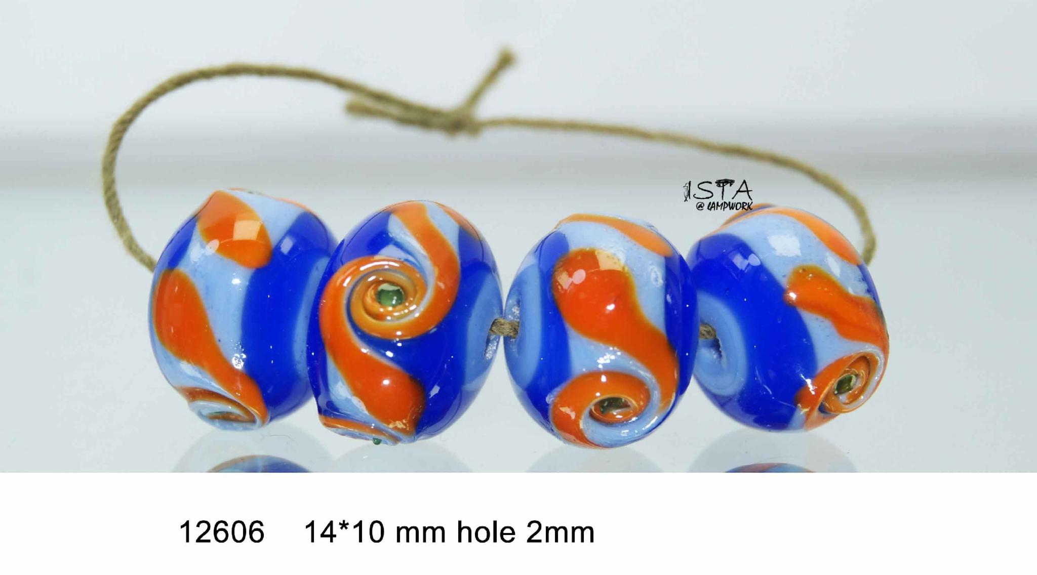 Набір скляних намистин № 12606 ISTA Lampwork