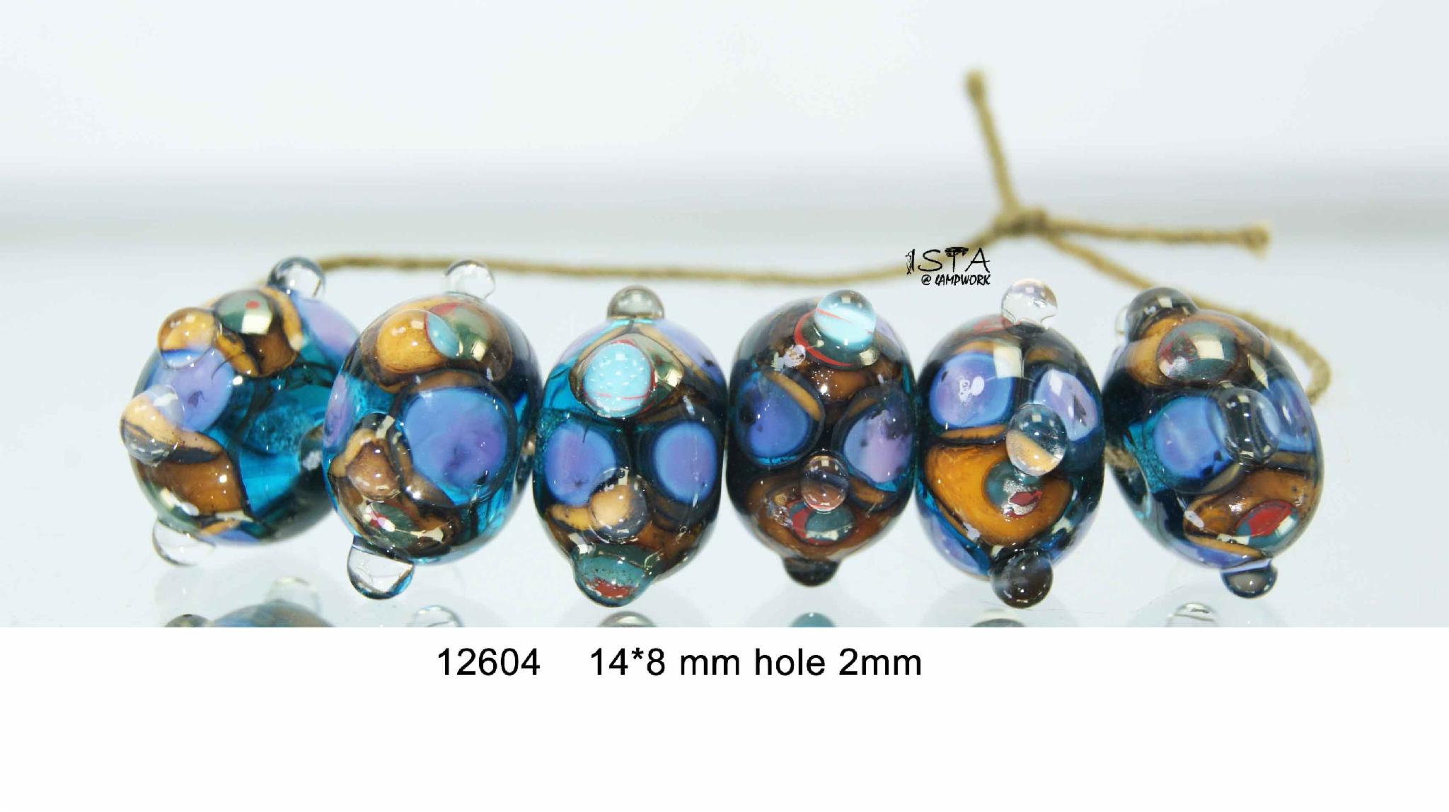Набір скляних намистин № 12604 ISTA Lampwork
