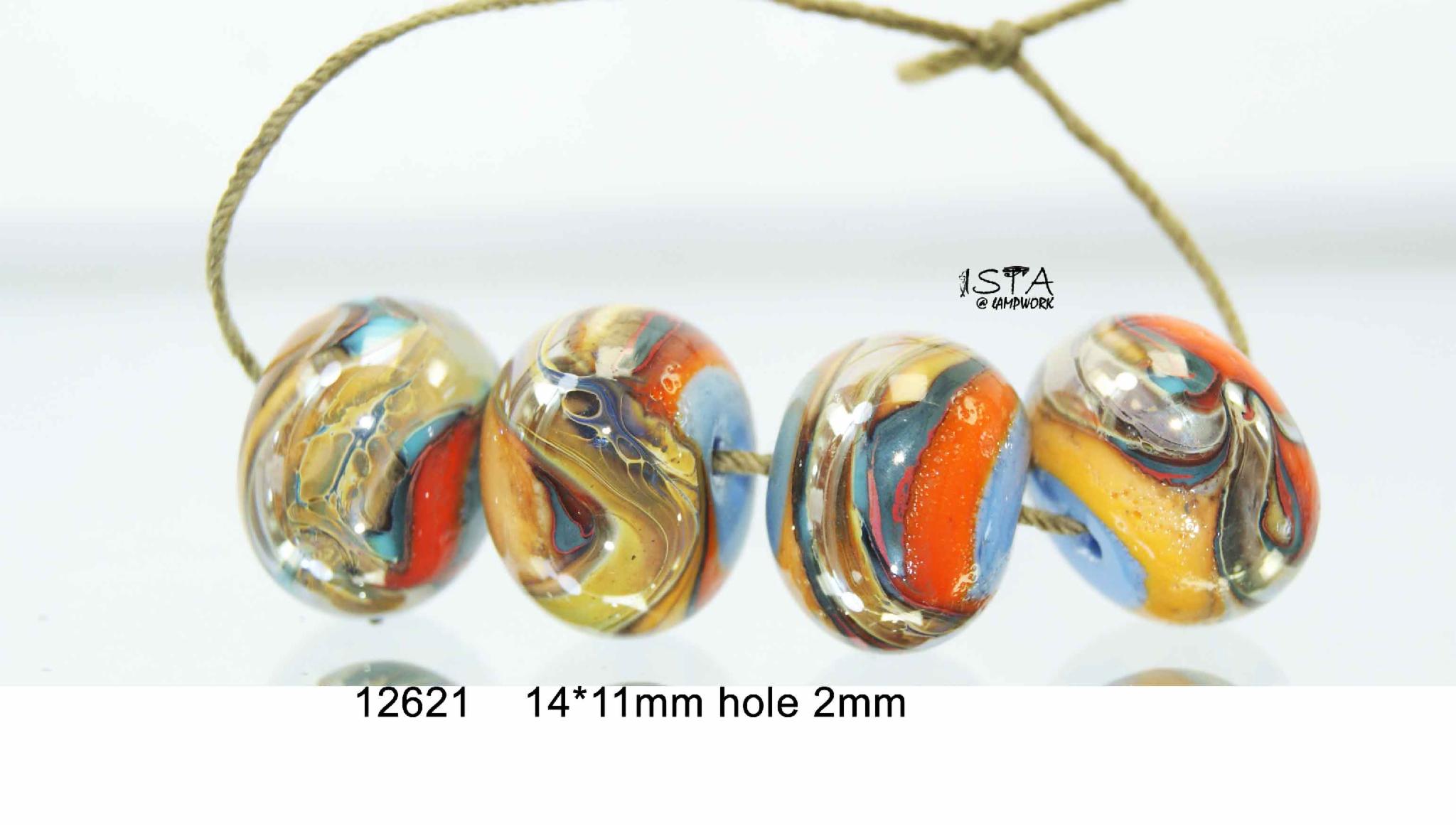 Набір скляних намистин № 12621 ISTA Lampwork