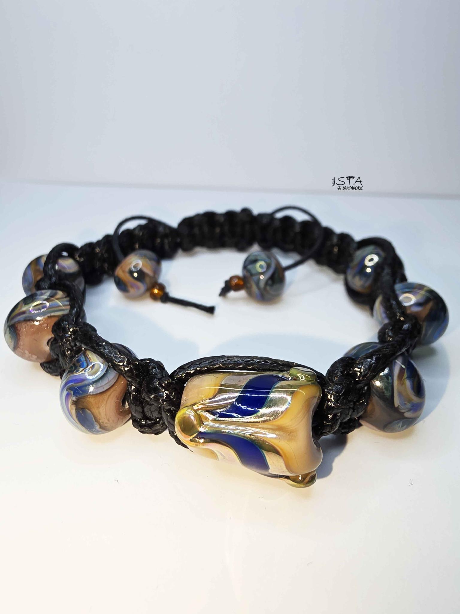 Браслет шамбала Конюшина ISTA Lampwork Sh 9