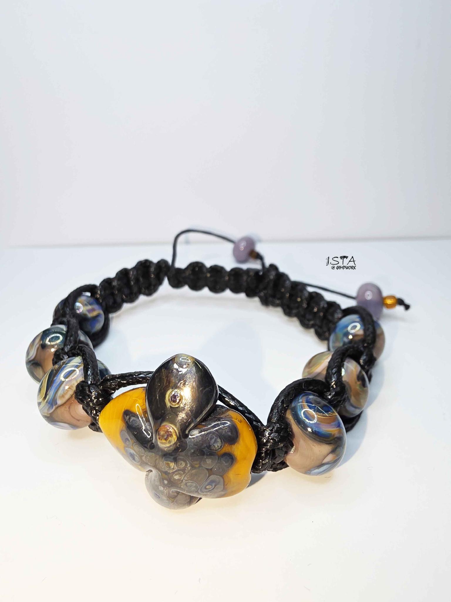 Браслет шамбала Конюшина ISTA Lampwork Sh 3